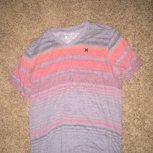 Men’s striped Hurley t-shirt